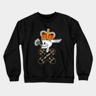 van King - King Royal Skull - The Streets Are My Kingdom Crewneck Sweatshirt